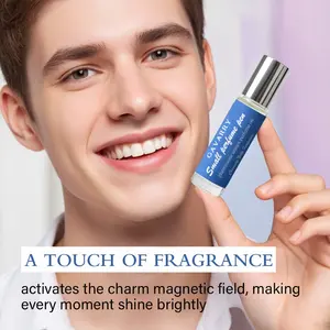 Feromon Perfume Pen Mint Apple Lemon Jasmine Vanilla Wood Scent, Portable and Practical, Deggradable Liquid, Single Item Pack