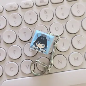 Ouro Kronii - Fidget Keycap Keychain