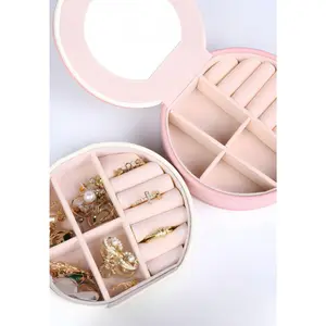 Jewelry organizer with mirror