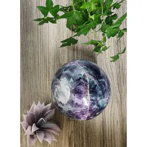 Rainbow Fluorite Sphere
