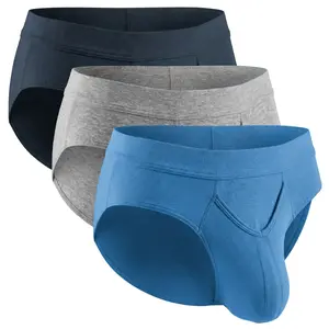 Real Men Modal 0in Briefs V-Fly 3 Pack ABCD Pouch Personalized Spandex