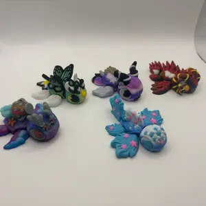 Zodiac 3d 5 turtle figurine bundle