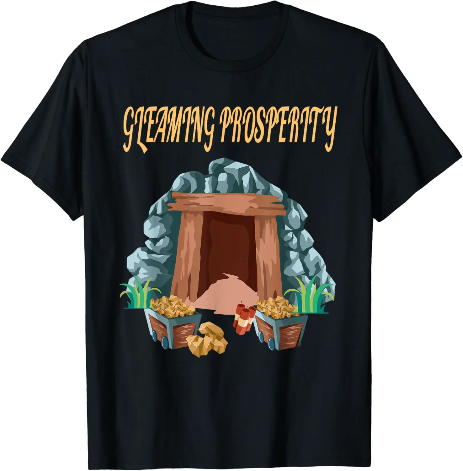 Gold Mine Diamonds Cryptocurrency Trading Gaming Mining Chic T-Shirt - Diegoort Shop 57B0CZBN6CK2
