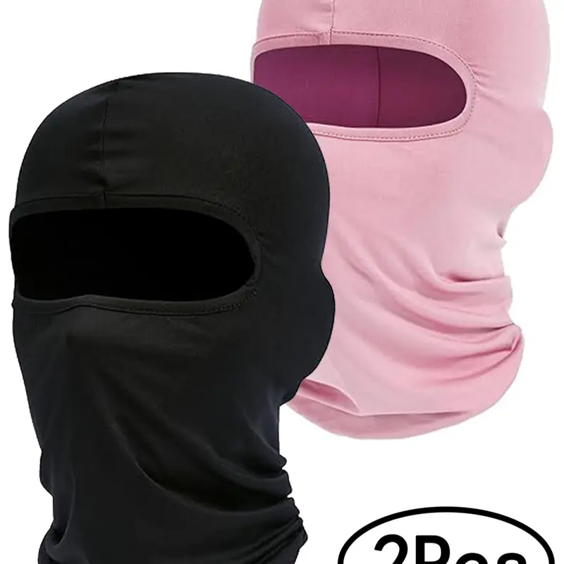 Dustproof Face Mask Cycling Hood Set, Sun-Protection Full-Face Motorcycle Cover, Unisex Spring and Fall Breathable Face Cover, Motorcycle Gear, Motorcycle Protective Gear, Hood Balaclava, Multiple Colors Available