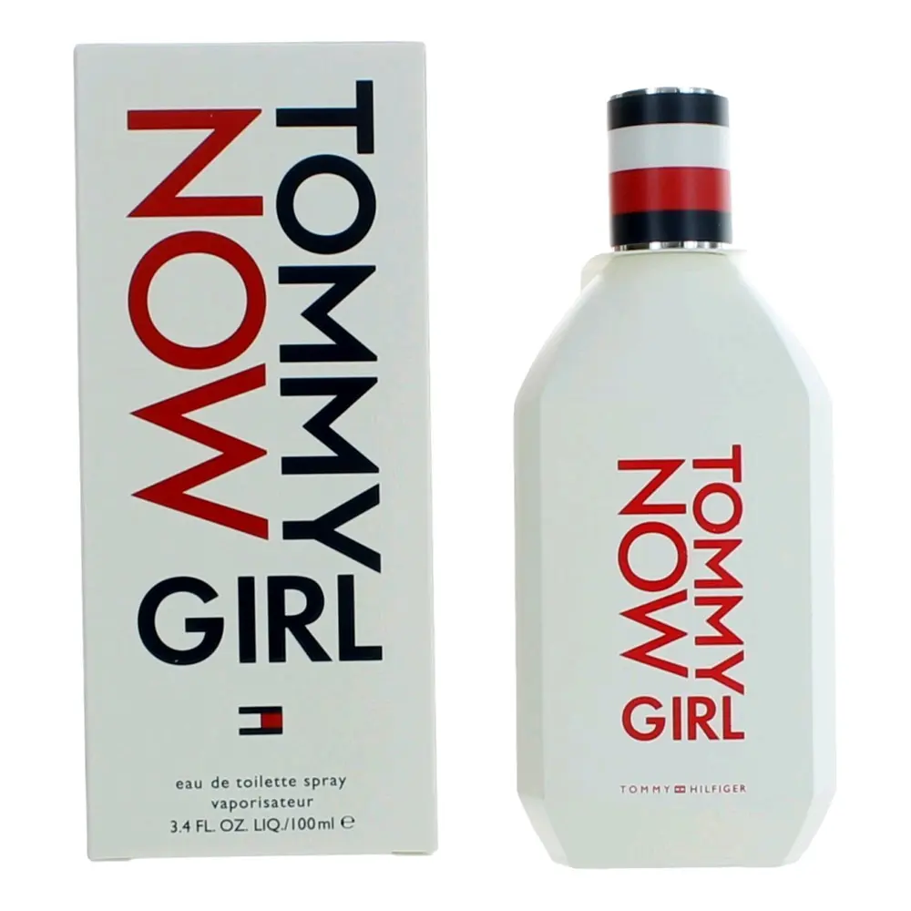 Tommy Now Girl by Tommy Hilfiger, 3.4 oz EDT Spray for Women, Signature Scent, Clean Girl Perfume, 3.4 Fl Oz, Bergamot And Magnolia, Bright, Energetic Floral, Fruity Floral, Mahonia, Musk, Scent Layering, Smelling Good