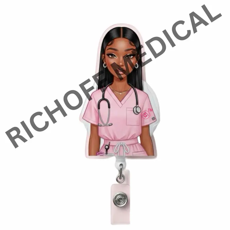 Rich Off Medical | original med barb badge reel
