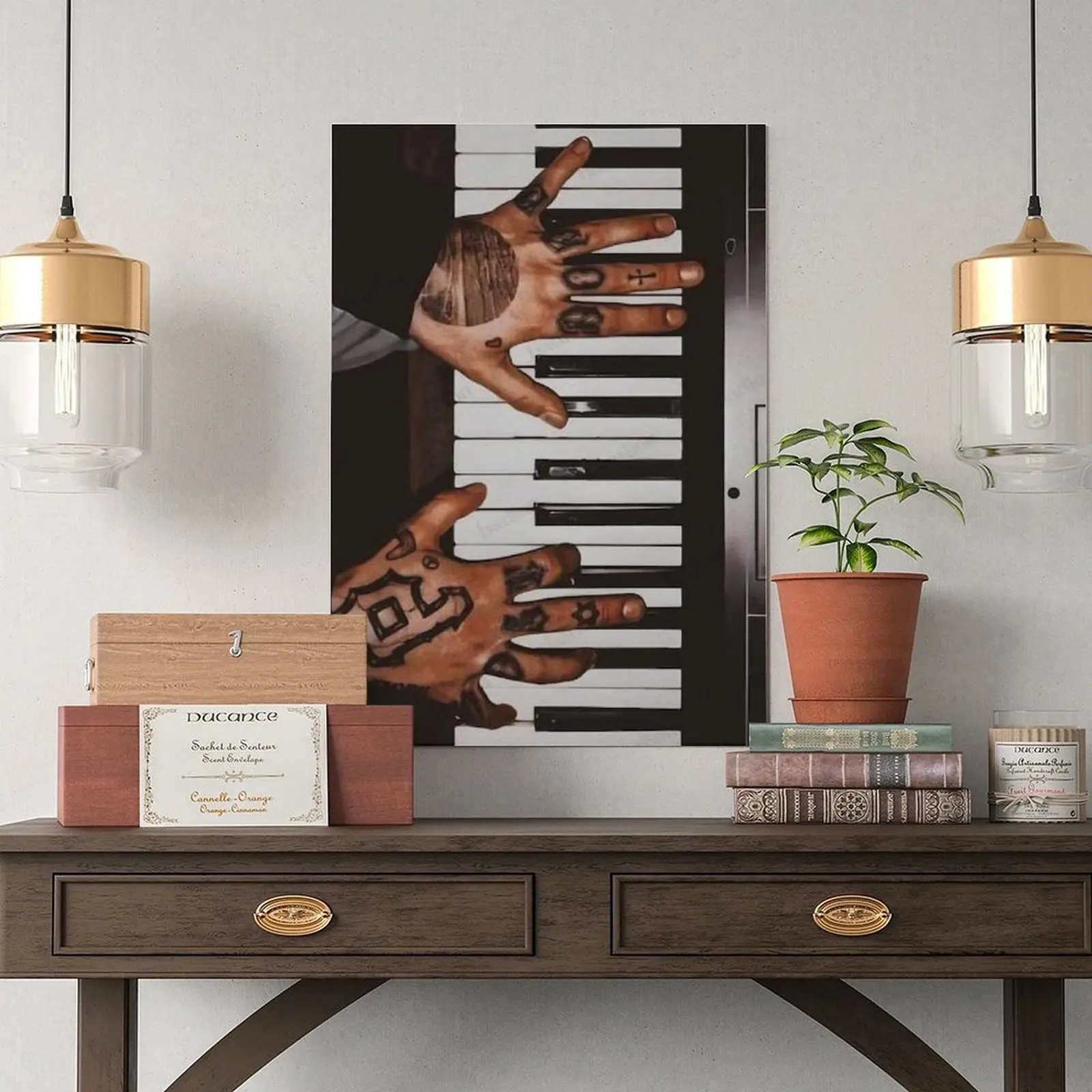 Mac Miller Piano Performance Poster,Aesthetic Inspirational Room Decor for Home Living Room Office-Unframed Creative Modern Decoration Decoration Items
