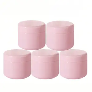 Reusable Plastic Empty Makeup Containers, Travel Cream Lotion Bottles, Leak-Proof Cosmetic Jars, Home Living Room Bedroom Bathroom Decor