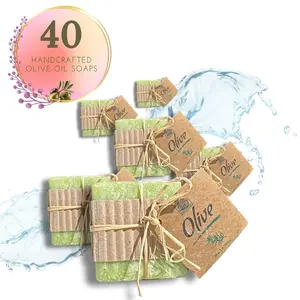 Roomsium Olive Oil Guest Soap 40-Pack Mini Bars