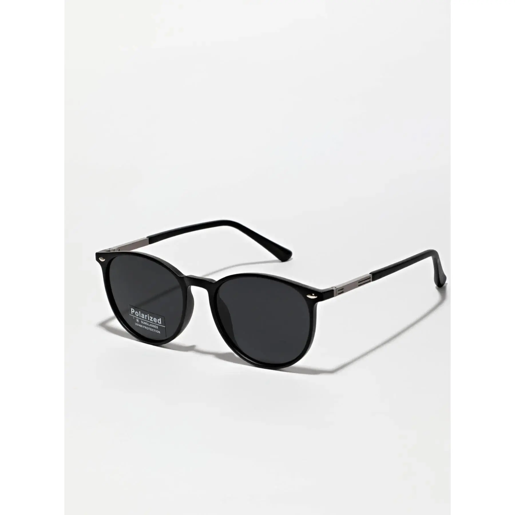 Round Polarized Sunglasses for Men Women UV400 Protection 
