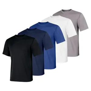 5 Pack Cotton T-Shirts for Men Basic Crewneck Tee Soft Breathable Everyday Essential Casual Streetwear Minimal Style Gym Workout Layering Shirt Gift for Him #menshirt #basictshirt #cottontee #3packshirts #mensfashion #streetwear #everydaystyle