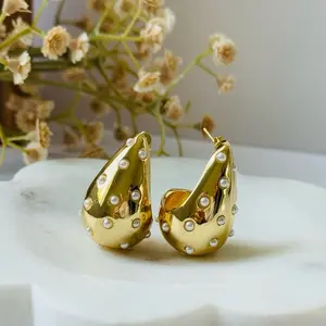 Aretes de pepitas