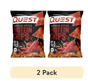 (2 pack) Quest Hot & Spicy Protein Chip, single bag, 1.1oz