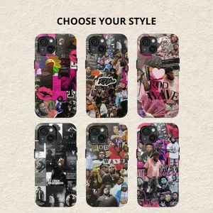 6 Styles Rod Wave Tough Case Cover For iPhone 17/16/15/14/13/12/11/X Plus Pro Max Mini - Rap Music Phone Case, Gift
