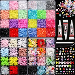 Shiny Resin Jelly Rhinestones, 3mm Multicolor Flat Back Rainbow Gems, Includes Glue and Tweezers, DIY Crafts, Nail Art, Mother's Day Gift