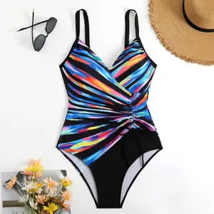 Women‘s One Piece Swimsuit Push Up Tummy Control Monokini Sexy Cutout Bathing Suit for Summer Beach Vacation