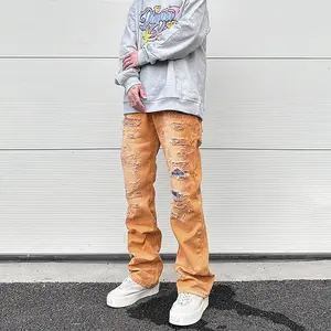 Men's NCS SunBaked Premium Denim Pants, Casual Streetwear Style with Zipper Closure