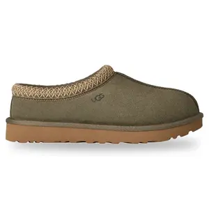UGG Tasman II Slipper Moss Green Women's Authentic Sneaker 1174470-MSG Brown Fuzzy Warm Cozy Comfortable Winter Shoe Footwear for Girls, Slide Walking Shoes, Slip On, 100% Authenticity Guaranteed