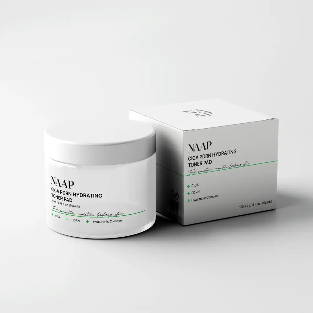 NAAP Cica PDRN Hydrating Toner Pad, 60 pads