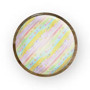 Spring Stripes 10" Round Tray