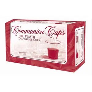 212 MAIN Broadman Holman Disposable Communion Cups, 1.37 in Size, Standard Tray-Fit, Ideal for Office Stationery & Supplies Gifting, Disposable Cups