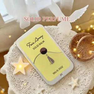 Solid Perfume Stick for Men & Women, Long-Lasting Floral Scent, Compact Design, Portable for Hair Body Clothing, Christmas Date