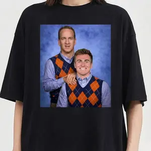 Manning And Nix Step Brothers Parody Graphic Tee Denver Football Fan Shirt