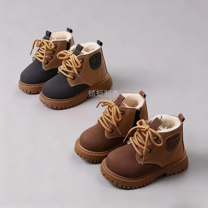 New SpringTok Girls’ Cute Ankle Casual Booties, 2-6 Yrs, Lightweight Synthetic Construction, Easy-On Design, Non-Slip Rubber Sole with Grip for Play, Suitable for Party/School Use (Gift Option)