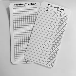 Undated Reading Tracker Bookmark | Reading Goal Tracker | Habit Tracker | Reading List Bookmark | Booktok | Booksih | Christmas Gift and Stocking Stuffer for Reader