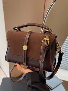 Vintage Fashion Autumn Winter Small Square Bag, Elegant Commuter Bag, Elegant Crossbody Shoulder Bag for Women, Perfect for Daily, Shopping, Dates