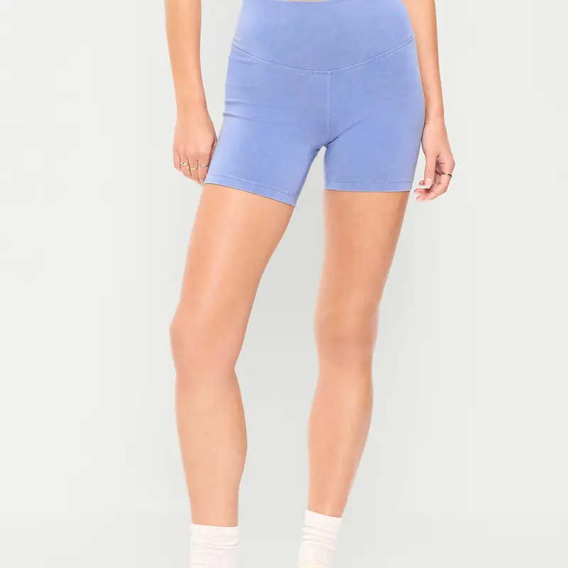 Old Navy Women's High-Waisted PowerChill Biker Shorts -- 5-inch inseam