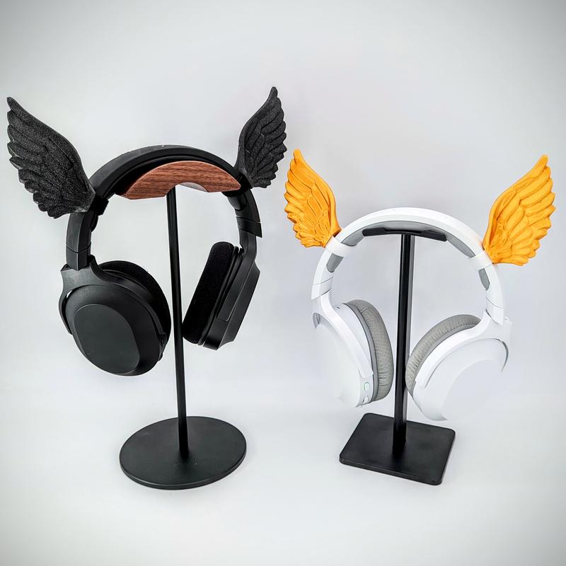 BeamTeam3D Angel Wings Attachment - Costume Accessories - Set of 2 and Straps - Plant Based Plastic