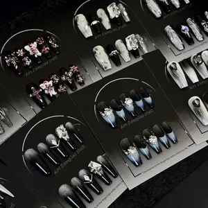 S&M Size Medium length nails(I1-I60 series)/High gloss/Daily life nails/ Long-lasting High Gloss