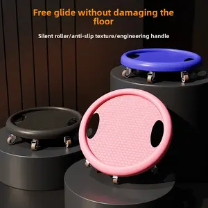 Abdominal Wheel Slide Fitness Silent Abdominal Muscle Fitness Equipment Men's and Women's Household Sliding Office Sports Strength Family