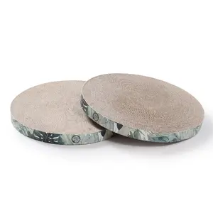 Cozy Cat Scratcher Bowl Replacement Pad (Large, Go Green, 2 pack)