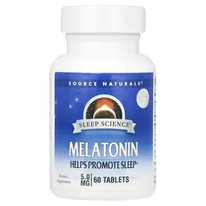 Source Naturals Sleep Science®, Melatonin, 5 mg, 60 Tablets