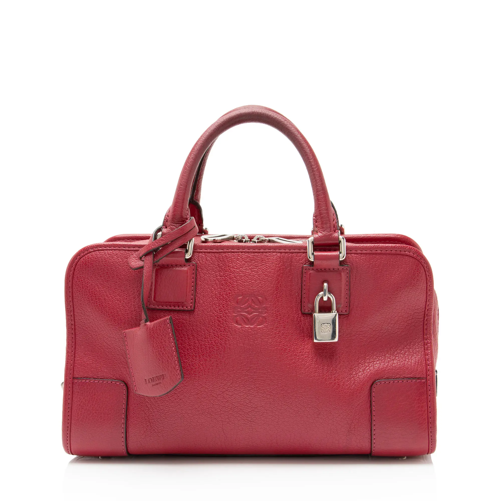 Pre-owned Loewe Leather Shoulder Bags Amazona 28 Satchel