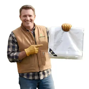 Transparent PVC Canopy Cloth - Waterproof Windproof Insulation Cover for Balcony Windows, Succulent Plants, Outdoor Furniture & Garden - Durable Weather-Resistant Protection