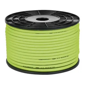 Flexzilla HFZ14250YW Pro Air Hose 1/4" X 250' Plastic Spool Zillagreen