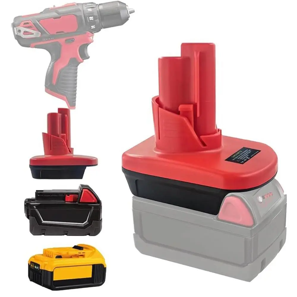 18V 20V Lithium Battery Converter, Converter Adapter for Dewalt 18V 20V Lithium Battery & Milwaukee 18V Lithium Battery, Power Tool Accessories