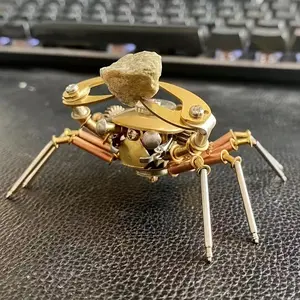 DIY Mechanical Steampunk Crab Model, 3D Insect Sculpture, Home Decor Craft, Perfect Gift for Boyfriend, Birthday, Christmas, Halloween