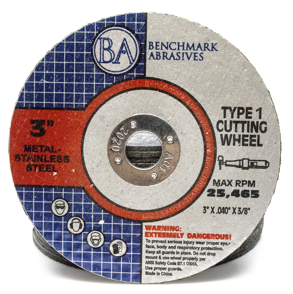 3" x .040" x 3/8" T1 Premium Thin Cut-off Wheel - 25 pack