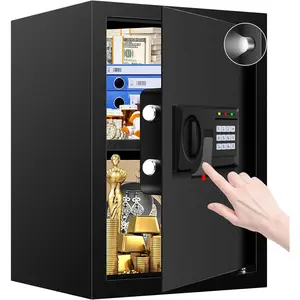 3.2 Cuft Large Fire Proof Safe for  Documents, Digital  Safety Box with  Keypad and , Anti- Fire Safes for , Fireproof Box for  Firearm  Valuables