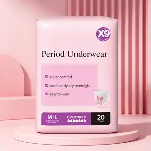 X9 Daily Protective Underwear -female Adult Incontinence Underwear,Disposable period pants,Menstrual panty,Disposable Adult Diaper for Women - Maximum Absorbency - no fluorescent agents-M/L Size - 20Count