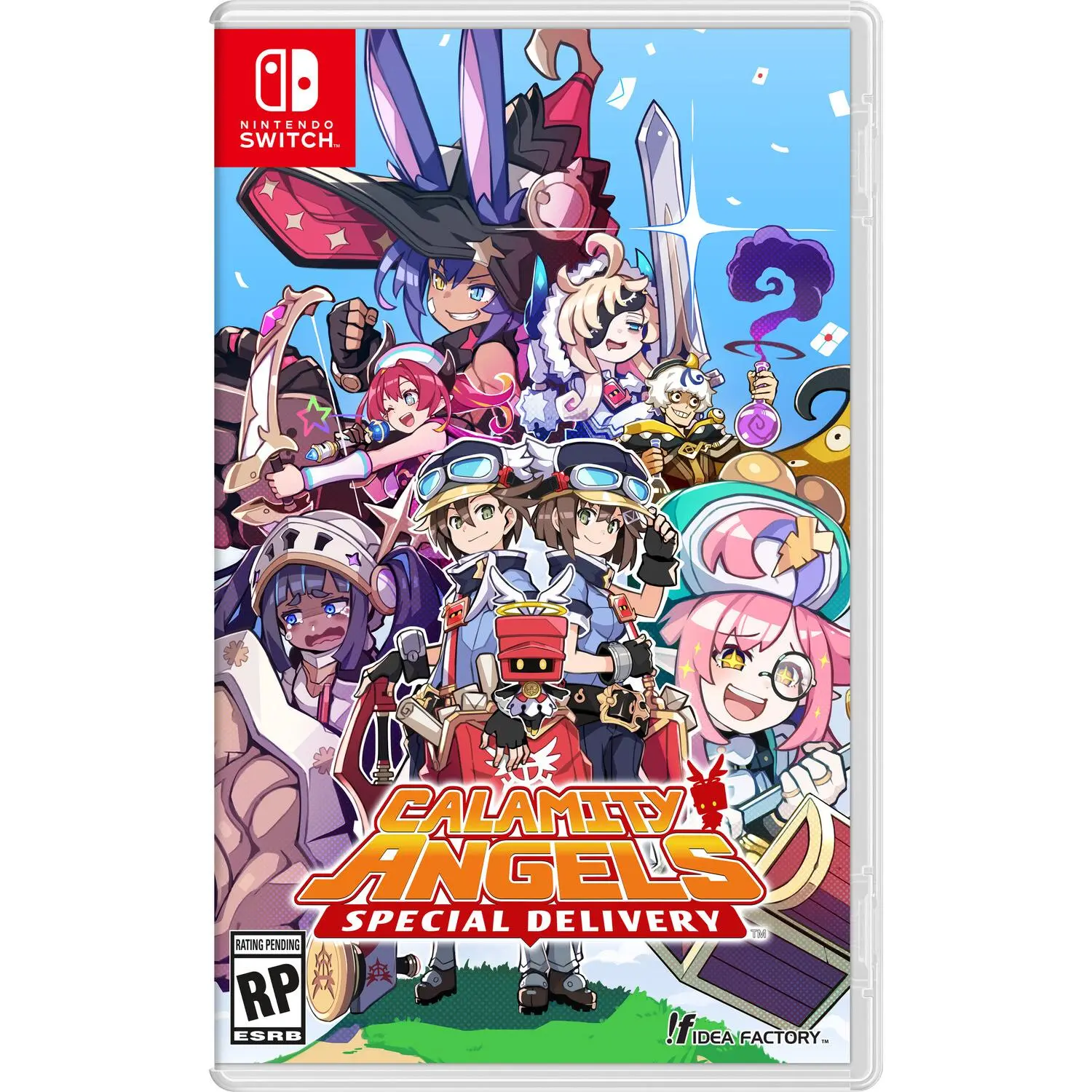 Calamity Angels: Special Delivery Action RPG Video Game for Nintendo Switch, Teen Targeted, New Condition, Delivery Service Feature, Adventure, Idea Factory