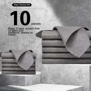 10-Pack Magic Cleaning Cloths - Lint-Free, Streak-Free, Thickened, Powerful Stain Removal for Glass & Surfaces Soft Dry Wipe