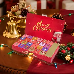 Christmas Crystal Digging Advent Calendar, 24-Piece Unprocessed Gemstone Set, Mining Tools Included, Gift Box Set, Perfect Gift for Boys and Girls