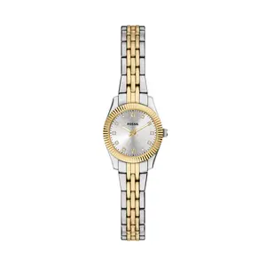 Fossil Women's Scarlette Mini Three-Hand Two-Tone Stainless Steel Watch