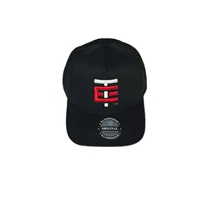 Hats Gorra TE 3D Embroidered Adjustable Cap in Black Color