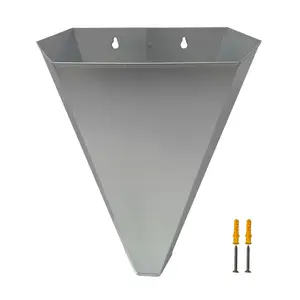 GARVEE Galvanized Steel Poultry Restraining and Killing Cone for Medium-Sized Birds Including Cornish Cross, Meat Birds, and Small Game Birds, Easy to Clean and Medium Size